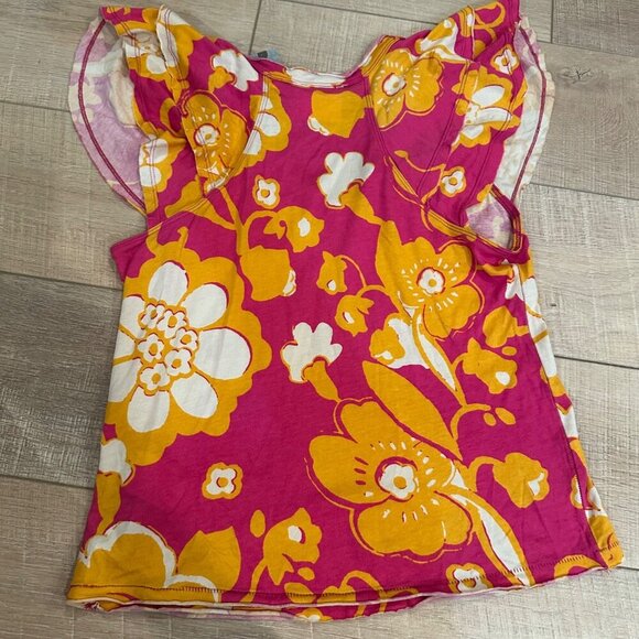 MAEVE BY ANTHROPOLOGIE PINK AND ORANGE CAP SLEEVE SHIRT NEW XS PETITE - Picture 8 of 8